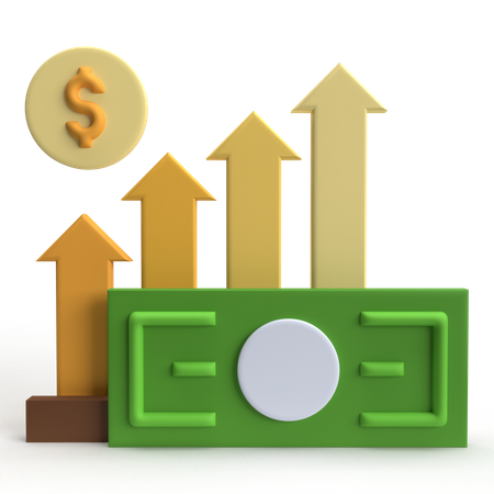 Revenue  3D Icon