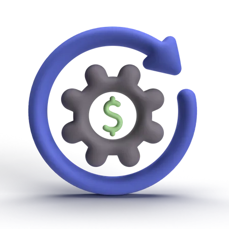 Revenue  3D Icon