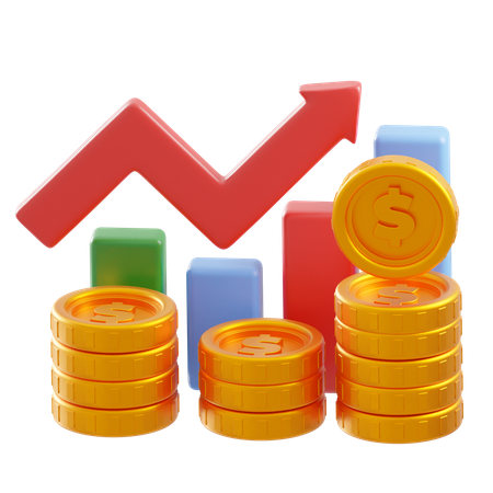 Revenue  3D Icon