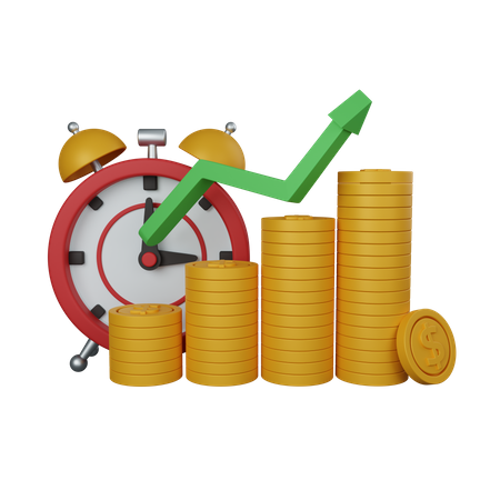 Revenue  3D Icon