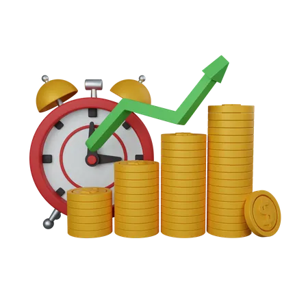 Revenue  3D Icon