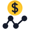 money comparison 3d logo