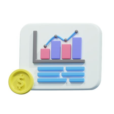 Revenue icon  3D Icon