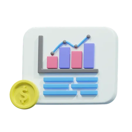 Revenue icon  3D Icon