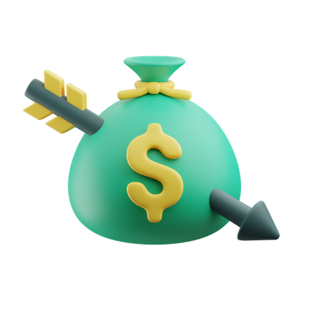 Revenue Target  3D Icon