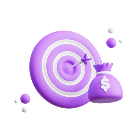 Revenue Target 3D Icon