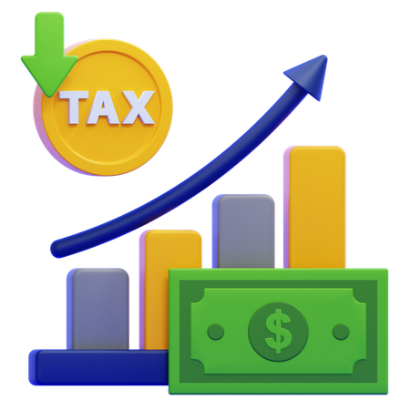 Revenue Tax  3D Icon