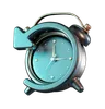 Reverse Time Clock Arrow