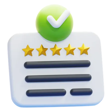 REVIEW  3D Icon