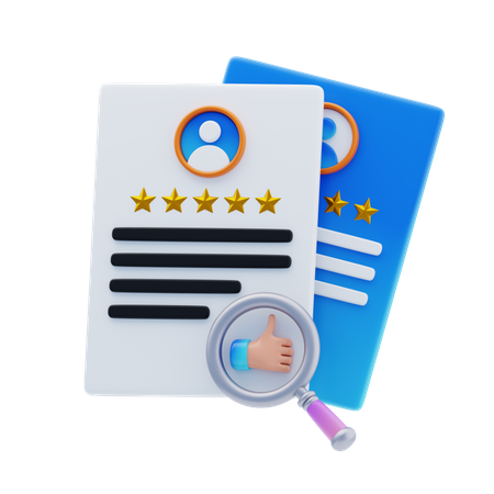 Review Aggregator  3D Icon