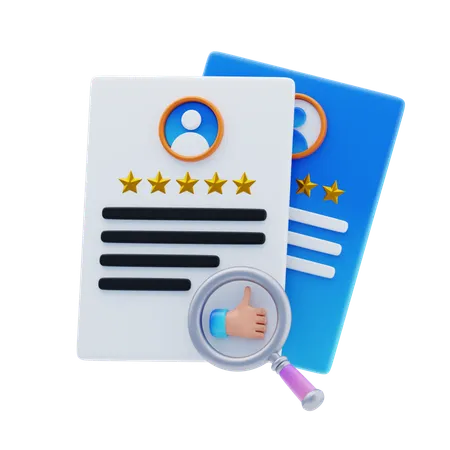 Review Aggregator  3D Icon