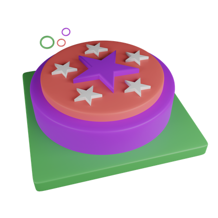 Review button  3D Icon