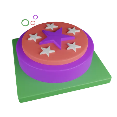 Review button  3D Icon