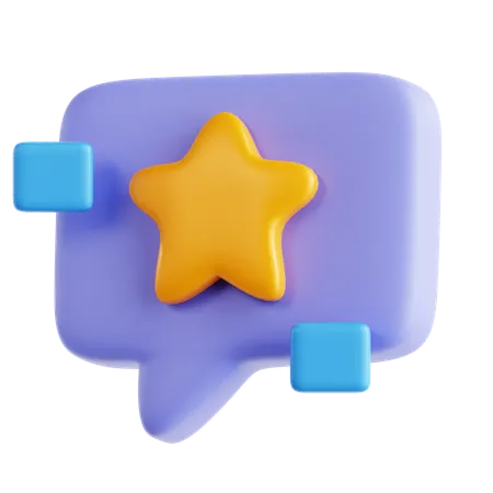 Review Chat  3D Icon