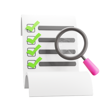 Review Check  3D Icon