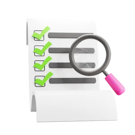 Review Check  3D Icon