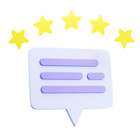 Review Comment  3D Icon