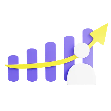 Review Growth  3D Icon