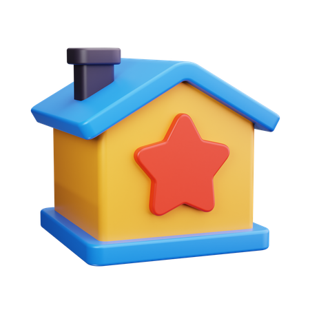 Review House  3D Icon