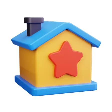 Review House  3D Icon