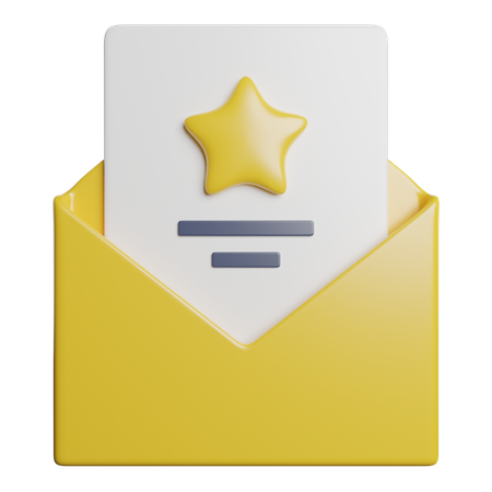 Review Letter  3D Icon