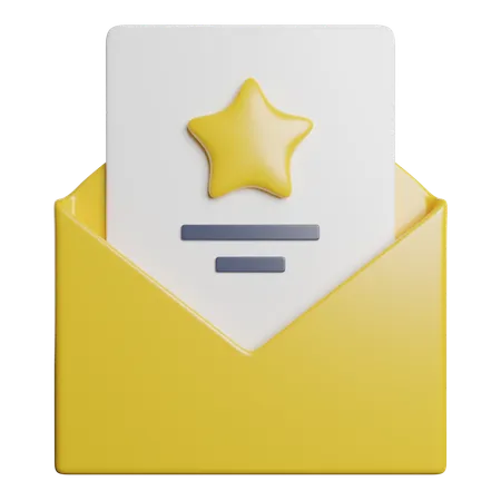 Review Letter  3D Icon