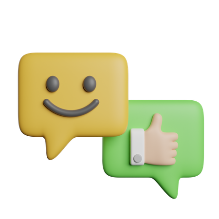 Review Message  3D Icon