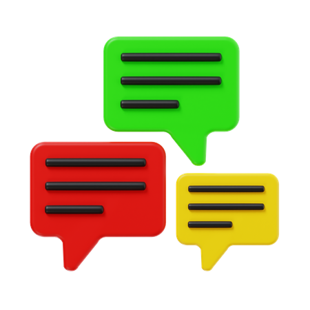 Review Message  3D Icon