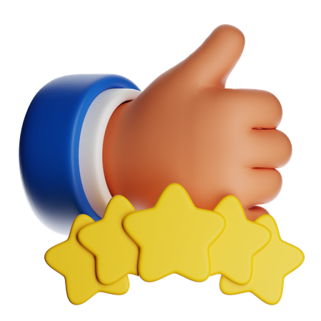 Review Rating  3D Icon