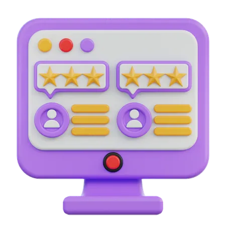 Reviews  3D Icon