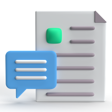Revisão de conteúdo  3D Icon