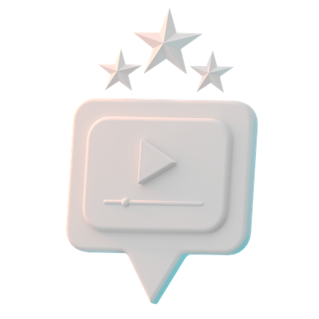 Revisão de vídeo  3D Icon