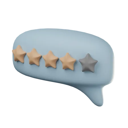 Revisão de estrelas  3D Icon