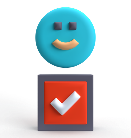 Revisão positiva  3D Icon