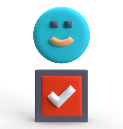 Revisão positiva  3D Icon