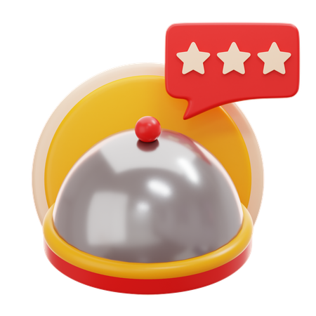 Revisión de comida  3D Icon