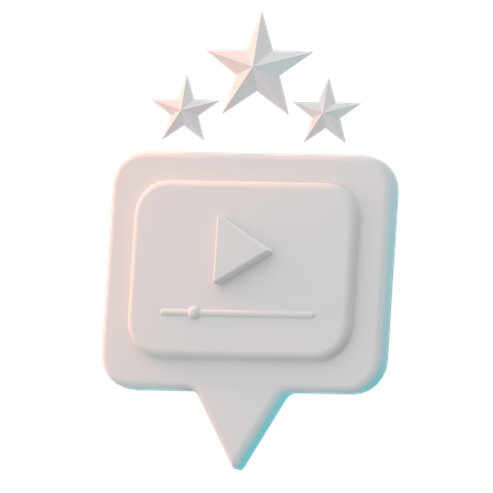 Revisión de vídeo  3D Icon