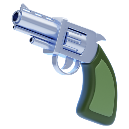 Revolver  3D Icon