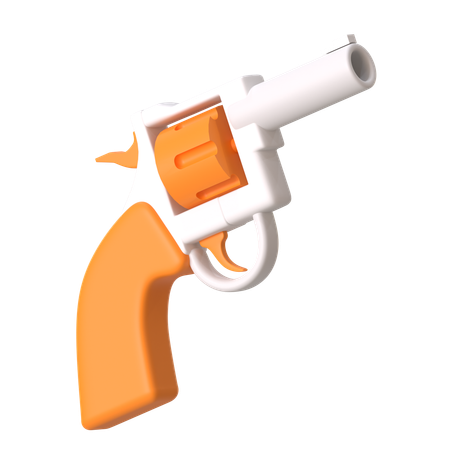 Revolver  3D Icon