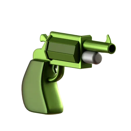 Revolver  3D Icon