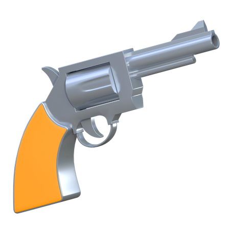 Revolverpistole  3D Icon