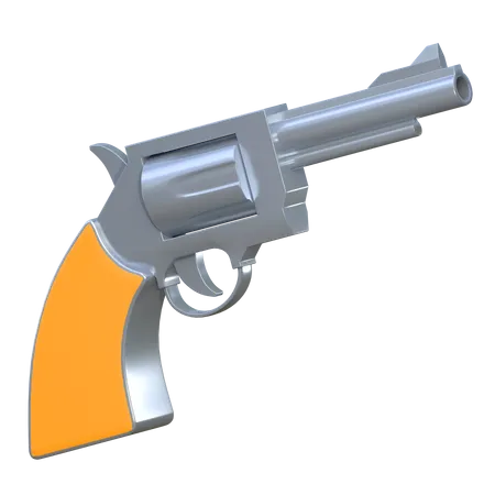 Revolverpistole  3D Icon