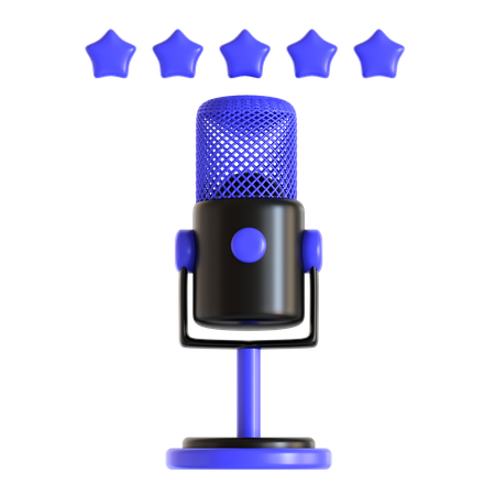 Revue de podcasts  3D Icon