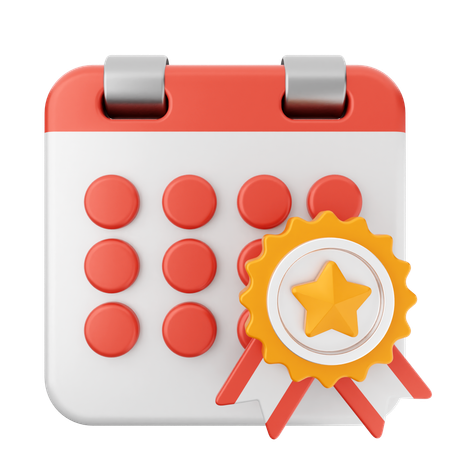 Reward Calendar  3D Icon