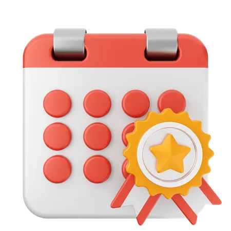 Reward Calendar  3D Icon