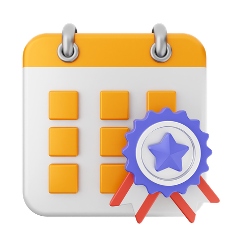 Reward Calendar  3D Icon