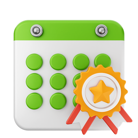 Reward Calendar  3D Icon