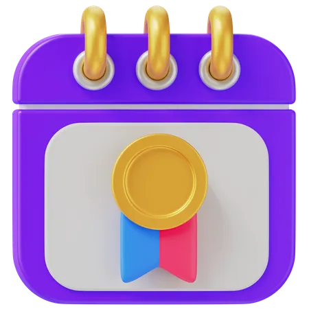 Reward Calendar  3D Icon