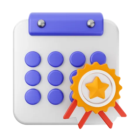 Reward Calendar  3D Icon