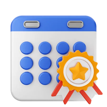 Reward Calendar  3D Icon